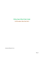 Civil Procedure Part I ashu Short Note.pdf